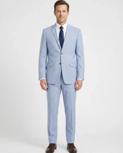 Men's 2-Piece Slim Fit Single Breasted Notch Lapel Suit