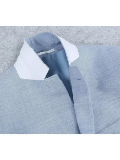 Men's 2-Piece Slim Fit Single Breasted Notch Lapel Suit