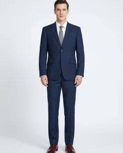 Men's 2-Piece Slim Fit Single Breasted Notch Lapel Suit