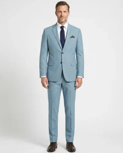 Men's 2-Piece Slim Fit Single Breasted Notch Lapel Suit