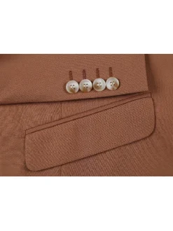 Men's Raphael Slim Fit Rust Two Button 2 Piece Formal Suit