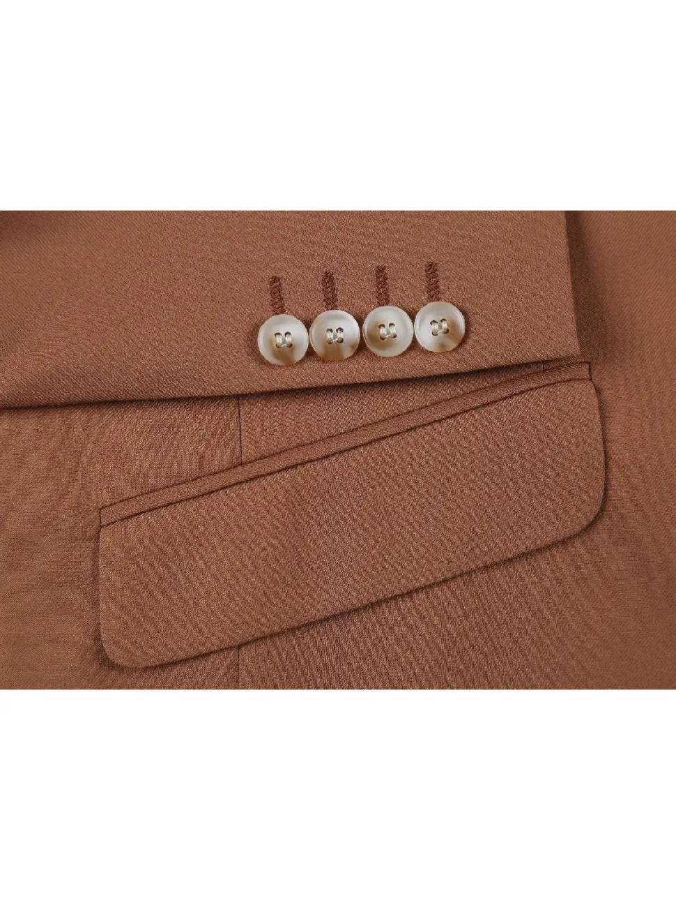 Men's Raphael Slim Fit Rust Two Button 2 Piece Formal Suit