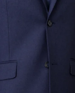 Mens Raphael Slim Fit Solid Blue 2 Button 2 Piece Suit Jacket & Pants