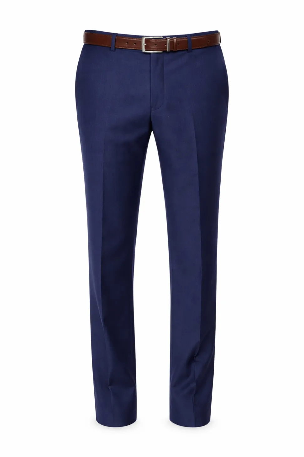 Mens Raphael Slim Fit Solid Blue 2 Button 2 Piece Suit Jacket & Pants