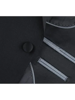 Men's Satin Notched Lapel 2-Piece Tuxedo Suit