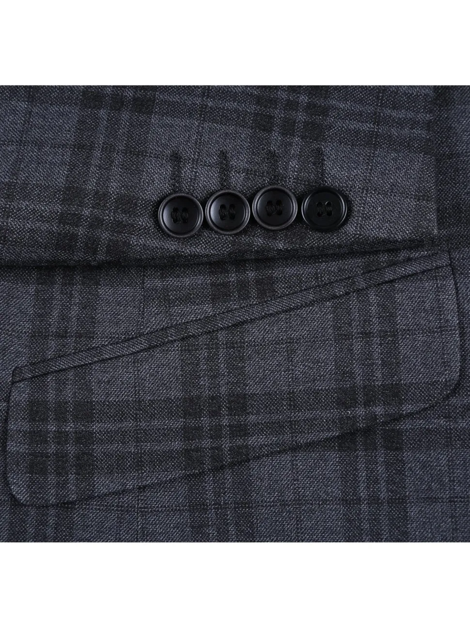 Men's Slim Fit Checked Suits