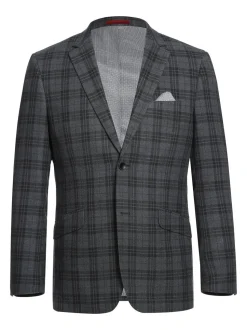 Men's Slim Fit Checked Suits
