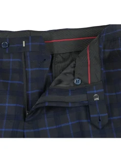 Men's Slim Fit Checked Suits