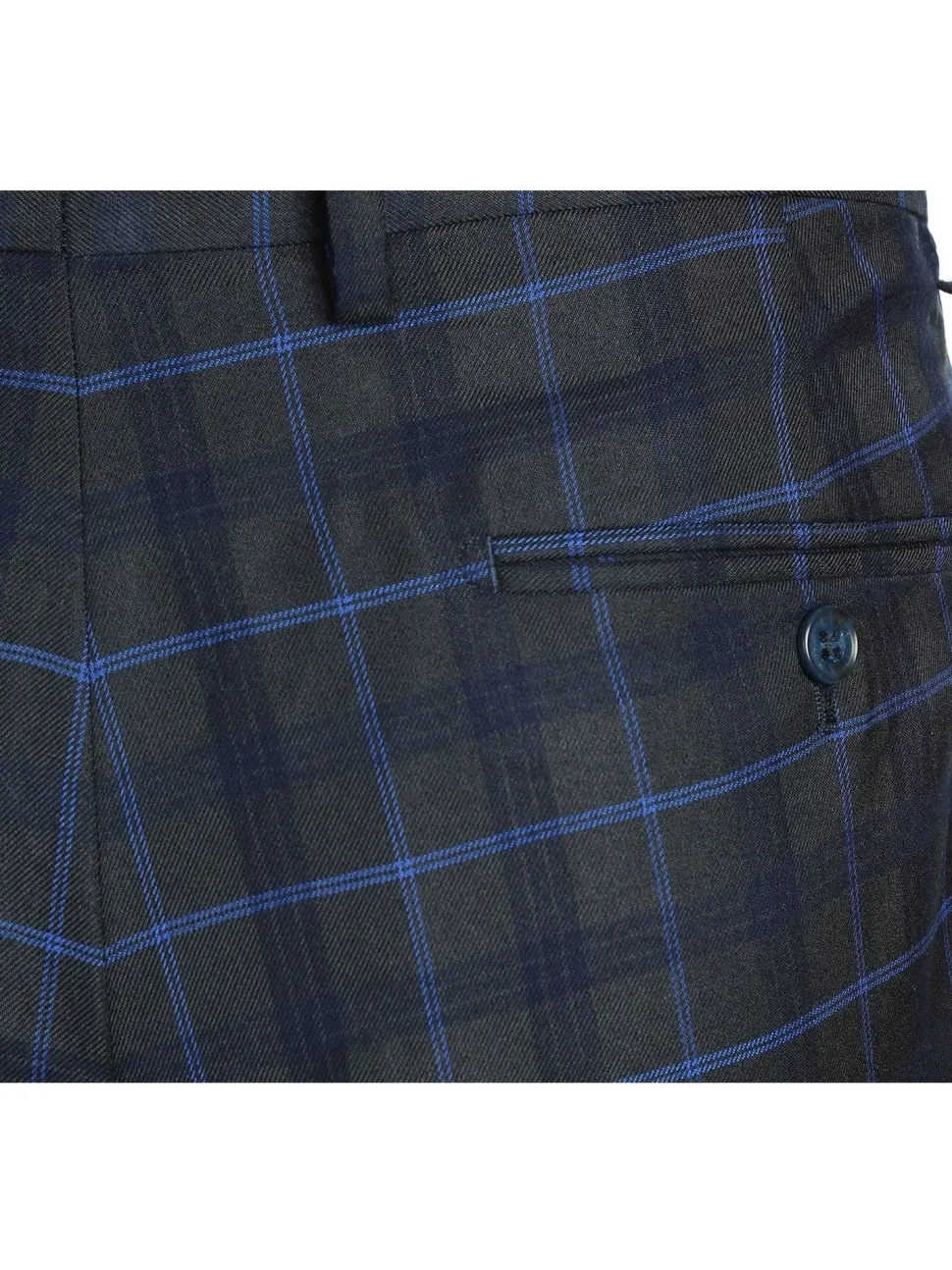 Men's Slim Fit Checked Suits