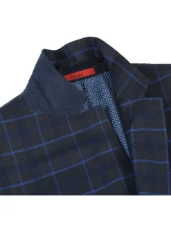 Men's Slim Fit Checked Suits