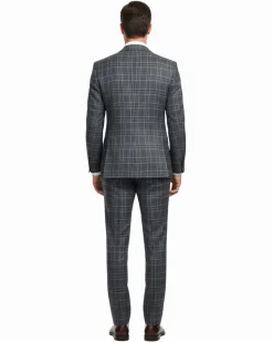 Men's Slim Fit Checked Suits