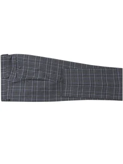 Men's Slim Fit Checked Suits