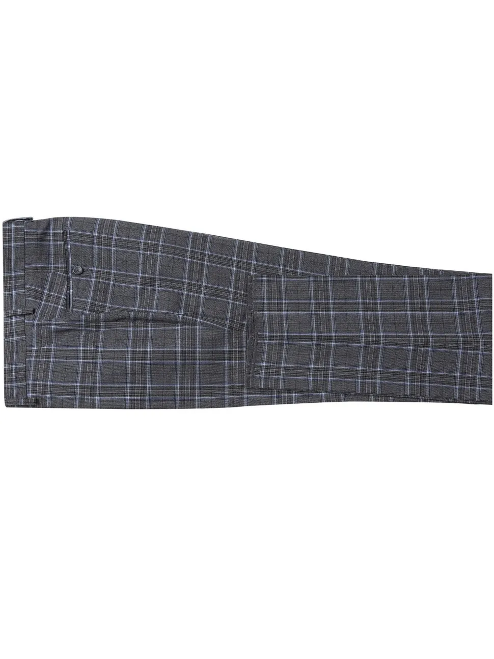 Men's Slim Fit Checked Suits