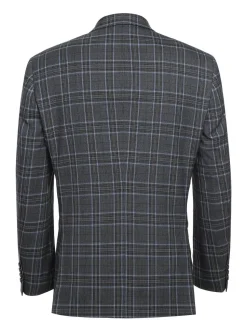 Men's Slim Fit Checked Suits