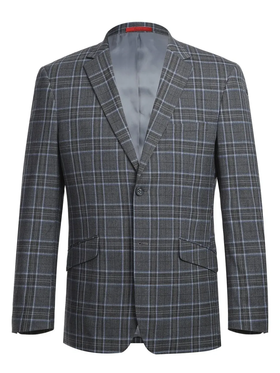 Men's Slim Fit Checked Suits