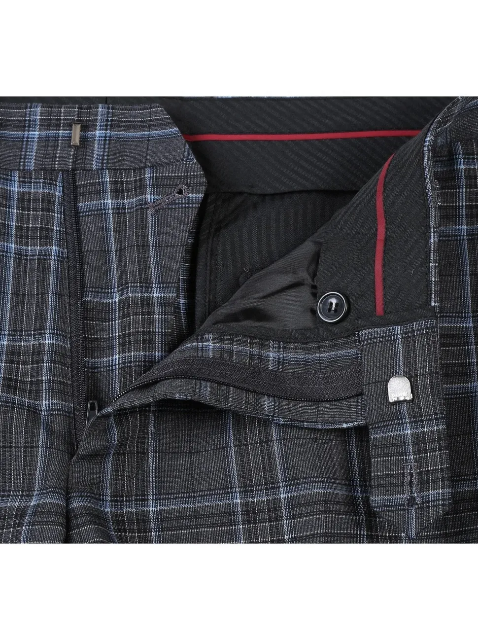 Men's Slim Fit Checked Suits