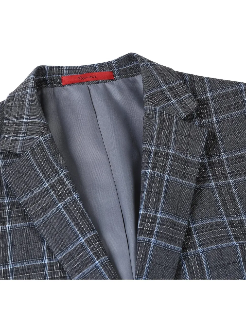 Men's Slim Fit Checked Suits