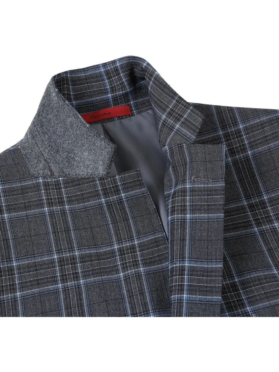 Men's Slim Fit Checked Suits