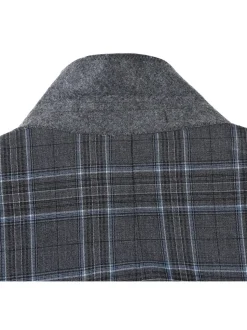 Men's Slim Fit Checked Suits