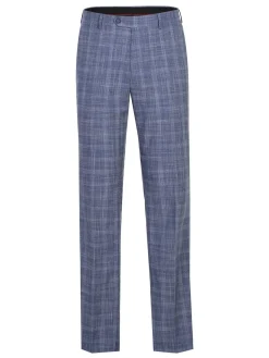 Men's Slim Fit Checked Suits