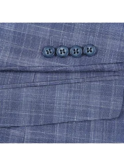 Men's Slim Fit Checked Suits