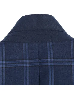 Men's Slim Fit Checked Suits