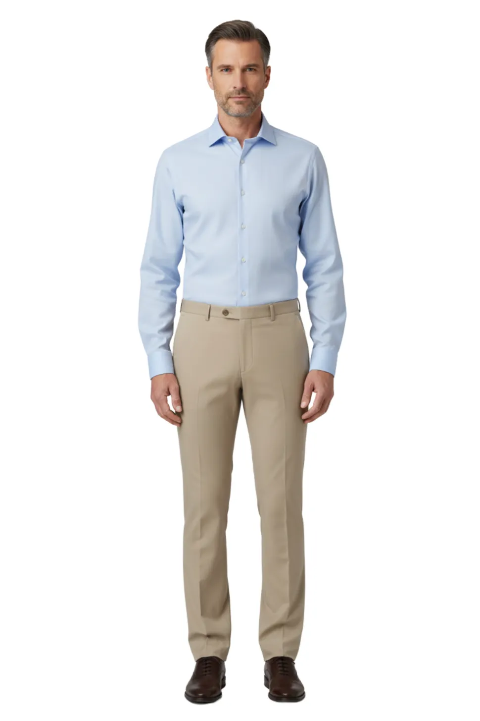 Men's Slim Fit Flat Front Suit Separate Pants