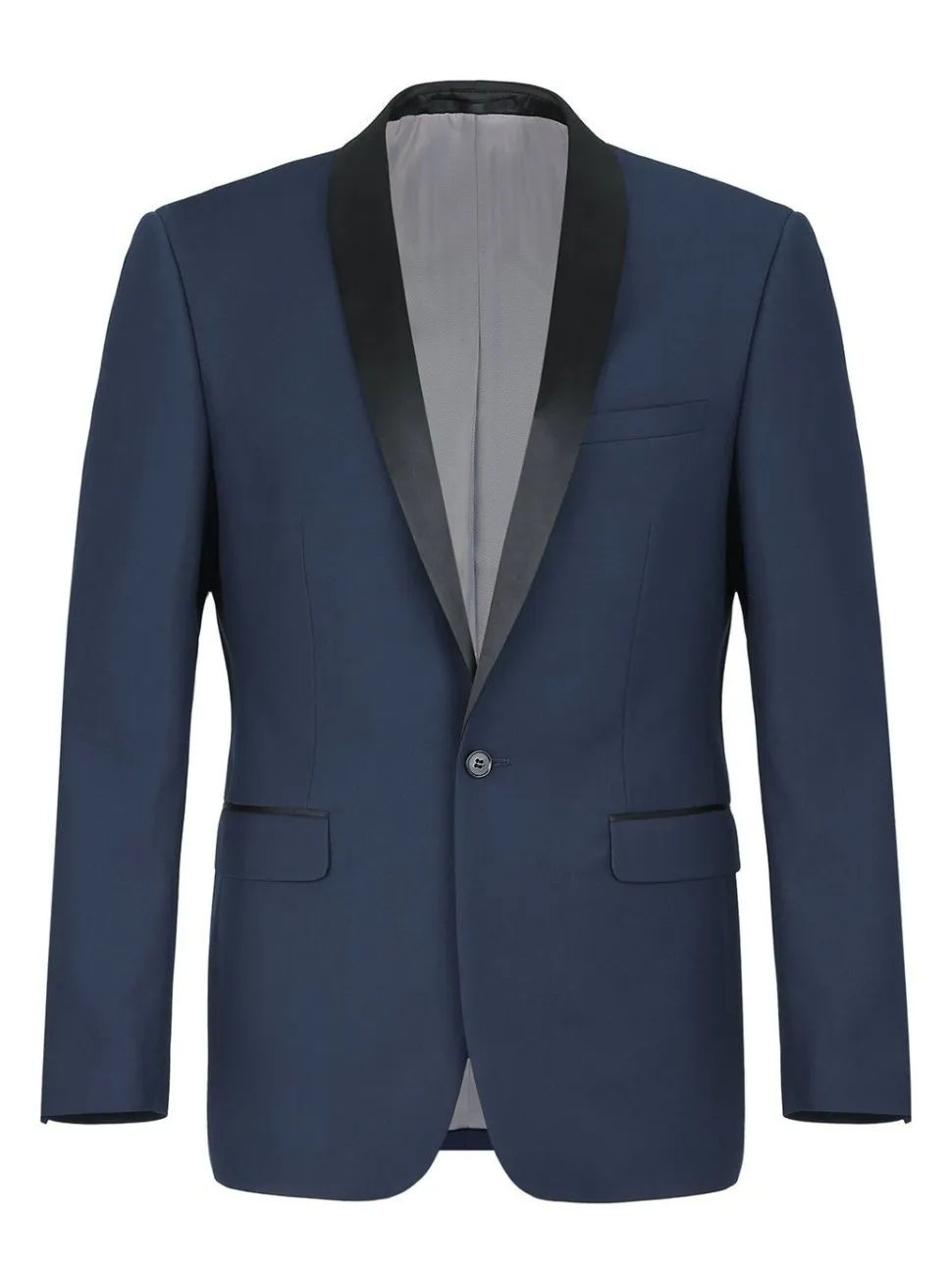 Men's Slim Fit 2-Piece Shawl Lapel Tuxedo Suit