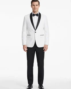 Men's Slim Fit 2-Piece Shawl Lapel Tuxedo Suit