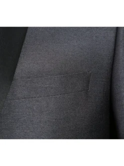 Men's Slim Fit 2-Piece Shawl Lapel Tuxedo Suit