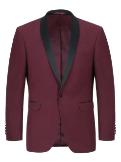 Men's Slim Fit 2-Piece Shawl Lapel Tuxedo Suit