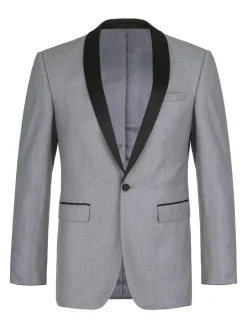 Men's Slim Fit 2-Piece Shawl Lapel Tuxedo Suit