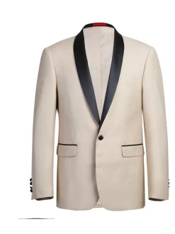 Men's Slim Fit 2-Piece Shawl Lapel Tuxedo Suit