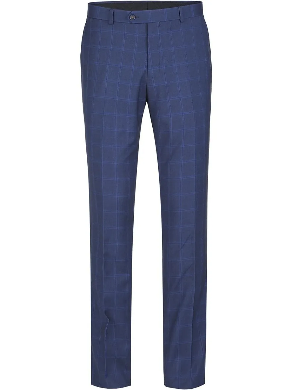 Men's Slim Fit 2-Piece Single Breasted Check Suit