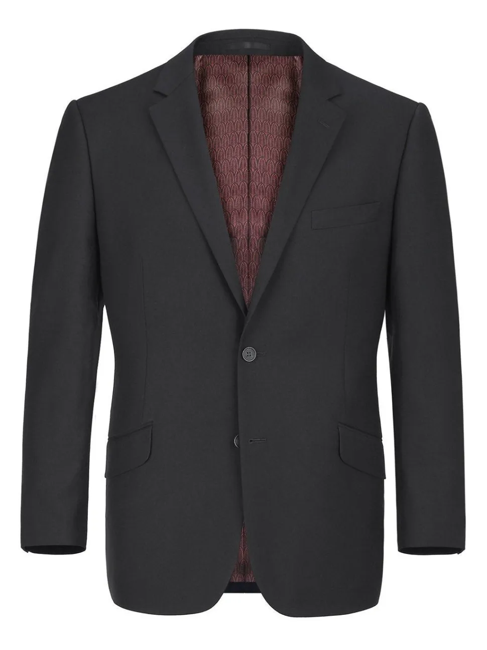 Men's Slim Fit Solid Stretch 2-Piece Suit