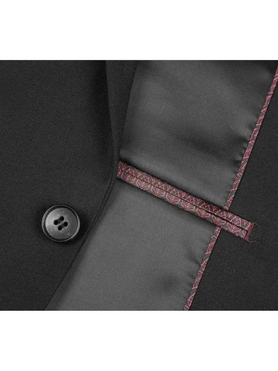 Men's Slim Fit Solid Stretch 2-Piece Suit