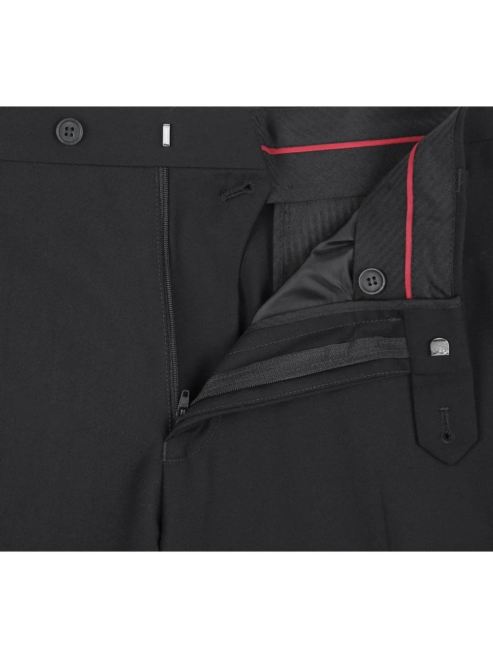 Men's Slim Fit Solid Stretch 2-Piece Suit