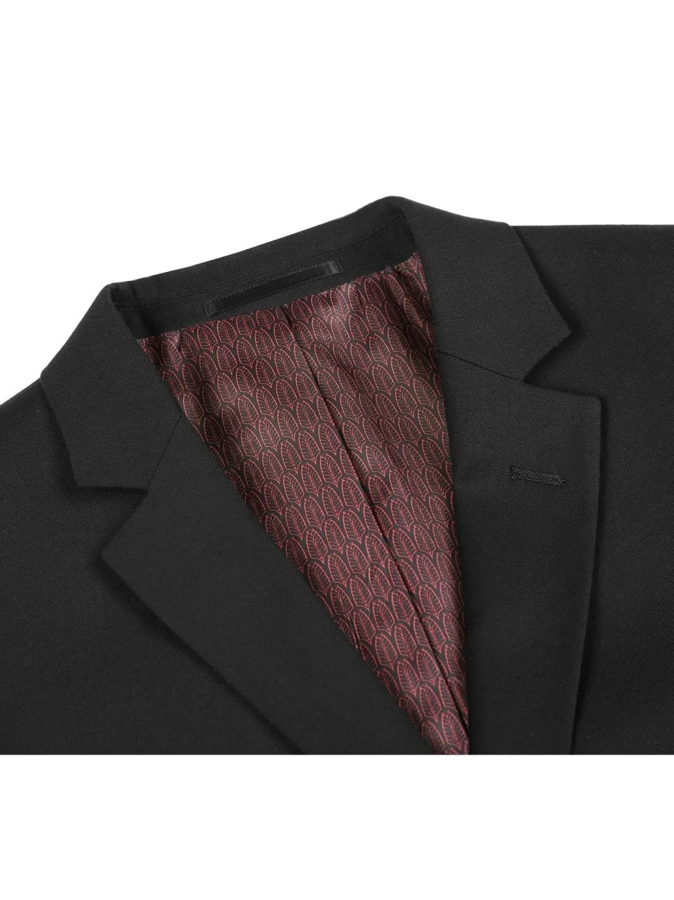 Men's Slim Fit Solid Stretch 2-Piece Suit