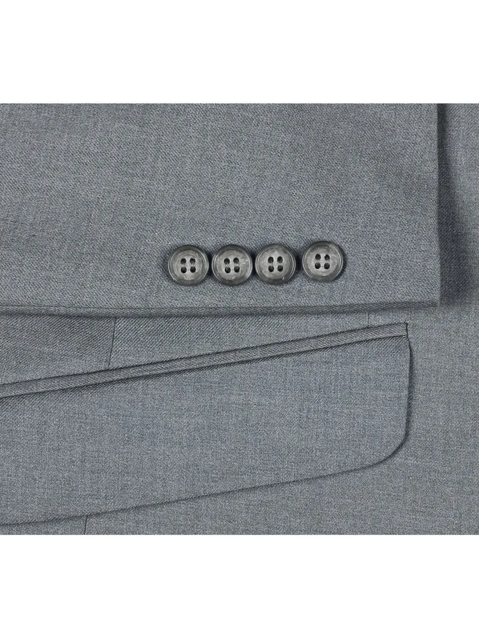 Men's Slim Fit Solid Stretch 2-Piece Suit