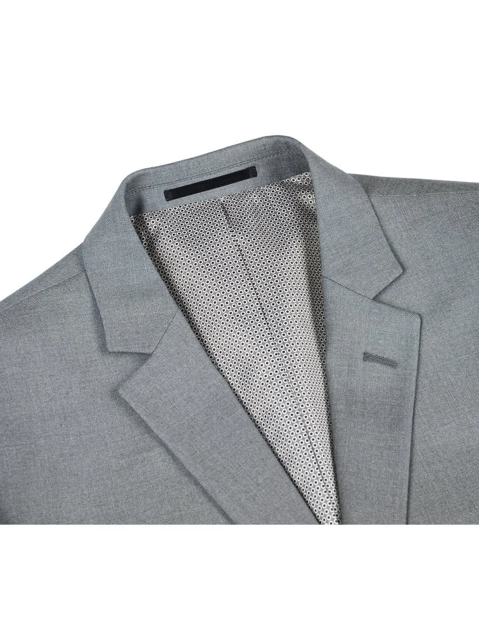 Men's Slim Fit Solid Stretch 2-Piece Suit