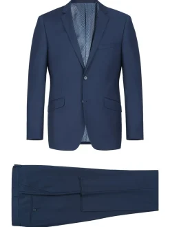 Men's Slim Fit Solid Stretch Suit