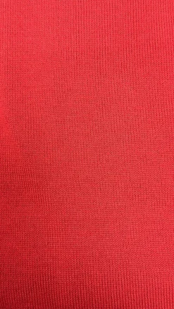 Men's Solid Red Pullover Cotton Blend Turtleneck Sweater