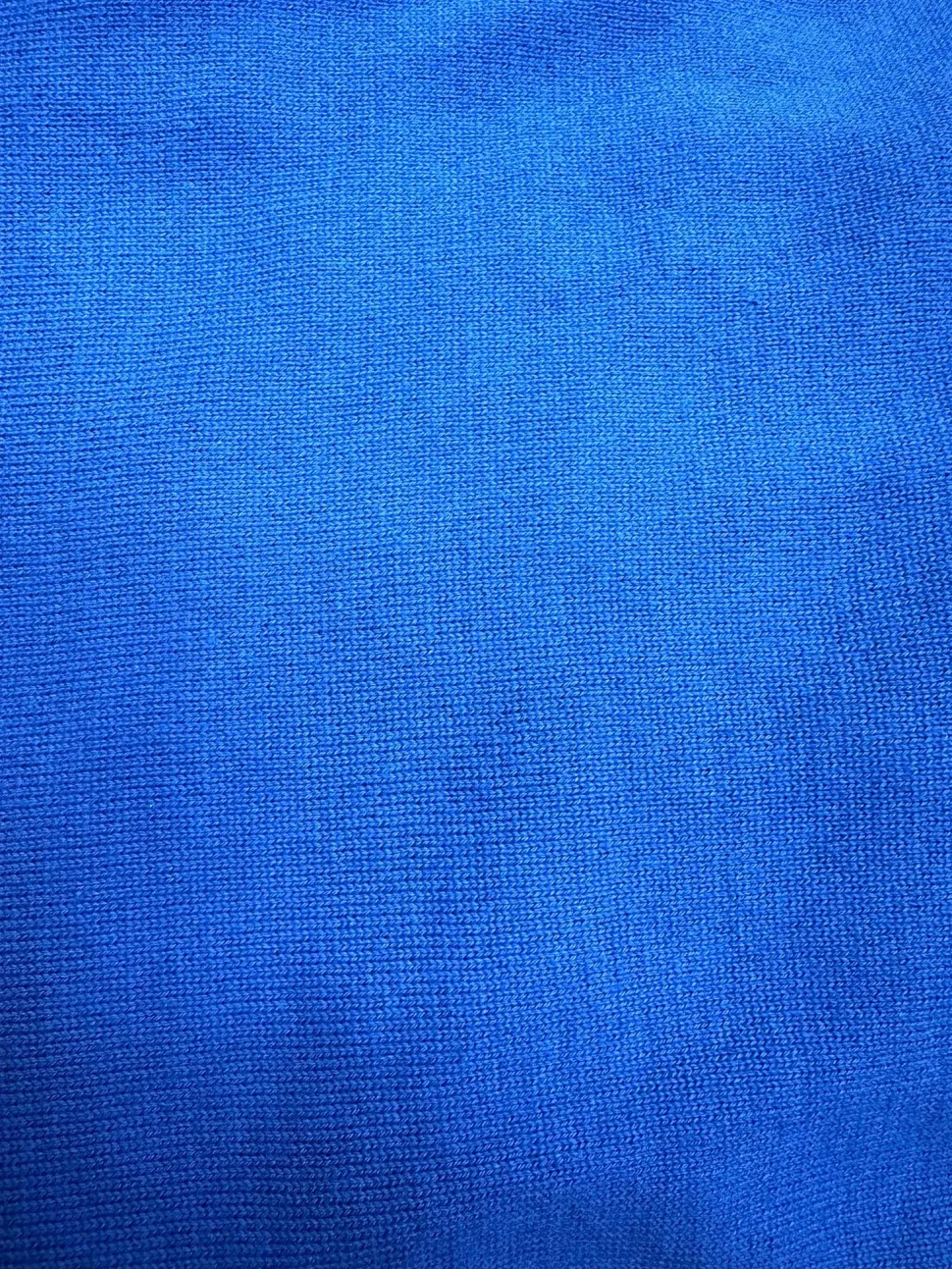 Men's Solid Royal Blue Pullover Cotton Blend Turtleneck Sweater