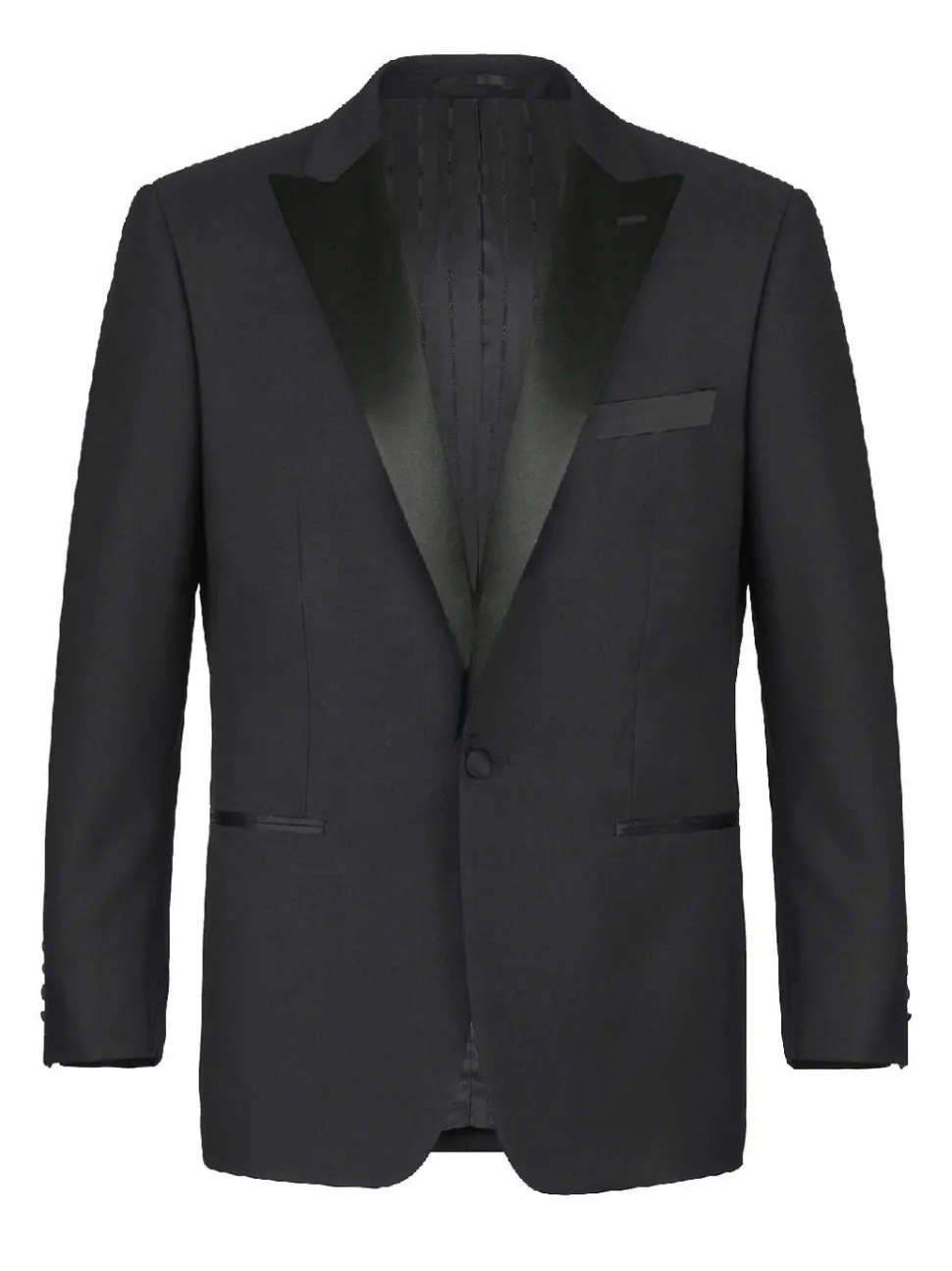 Men's Two Button Peak Lapel Tuxedo Suit