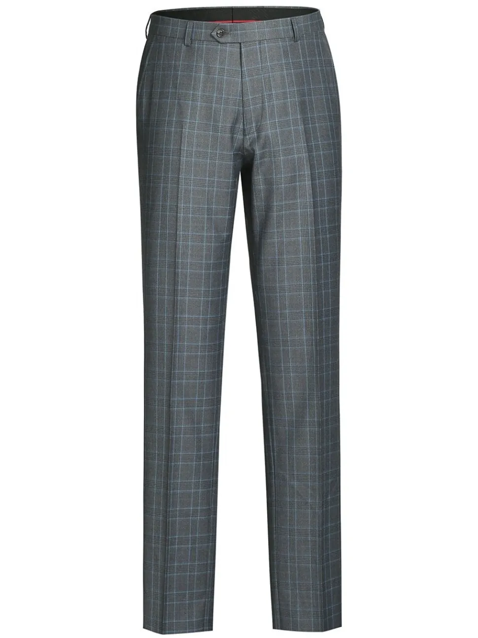 Men's Two Piece Classic Fit Windowpane Check Suit