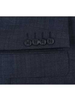 Men's Two Piece Classic Fit Wool Blend Suit