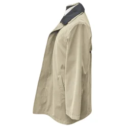 Men's Water-Proof Iconic Taupe Raincoat Jacket With Removable Liner