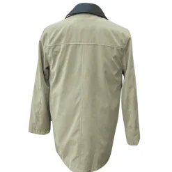 Men's Water-Proof Iconic Taupe Raincoat Jacket With Removable Liner