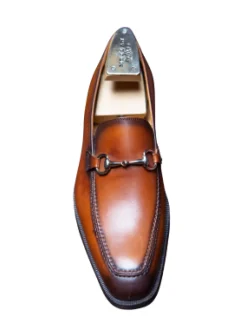 Mezlan Mens Whiskey Bit Loafer Leather Slip On Dress Shoes