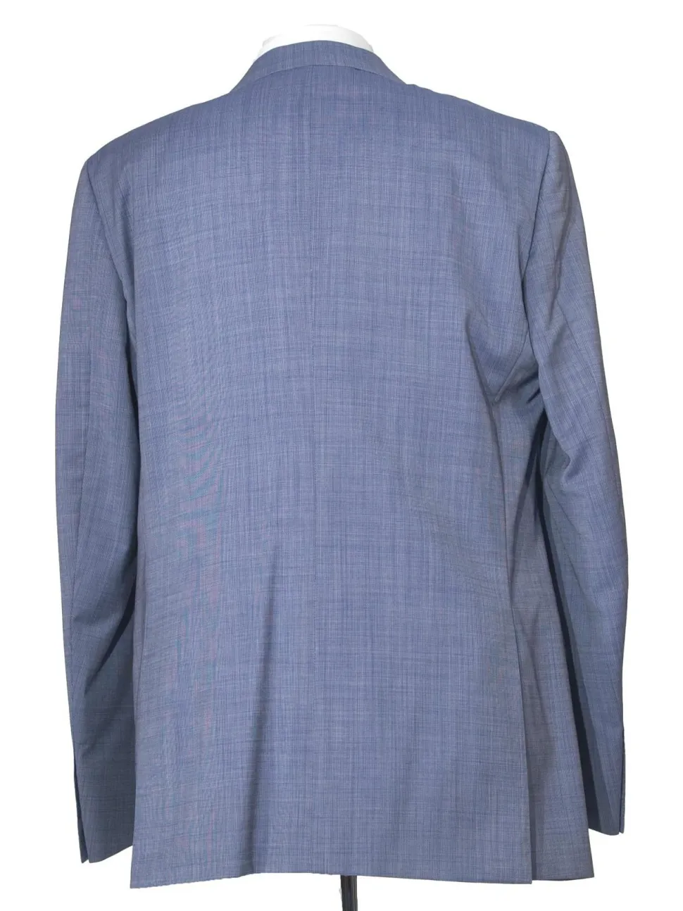 Napoli Mens 46L Blue V.B.C. 100% Wool Slim Fit 2 Piece Suit